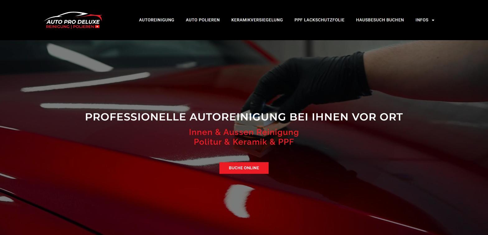 Site web Auto Pro Deluxe réalisé par HDKN