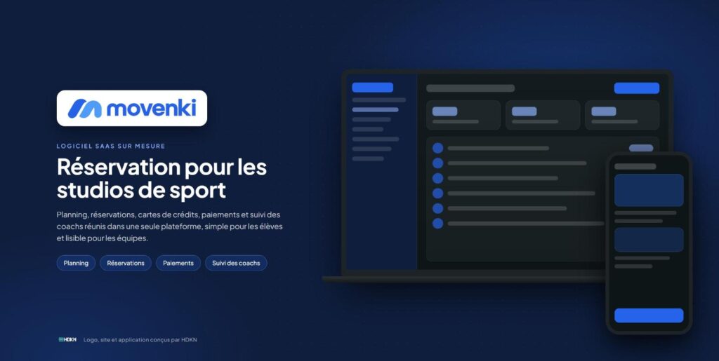 Logiciel Movenki réalisé par HDKN
