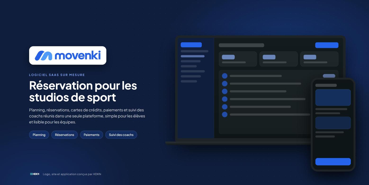 Logiciel Movenki réalisé par HDKN